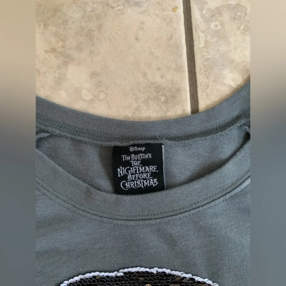Disney Nightmare Before Christmas Jack Skellington Reversible Sequin Sweatshirt